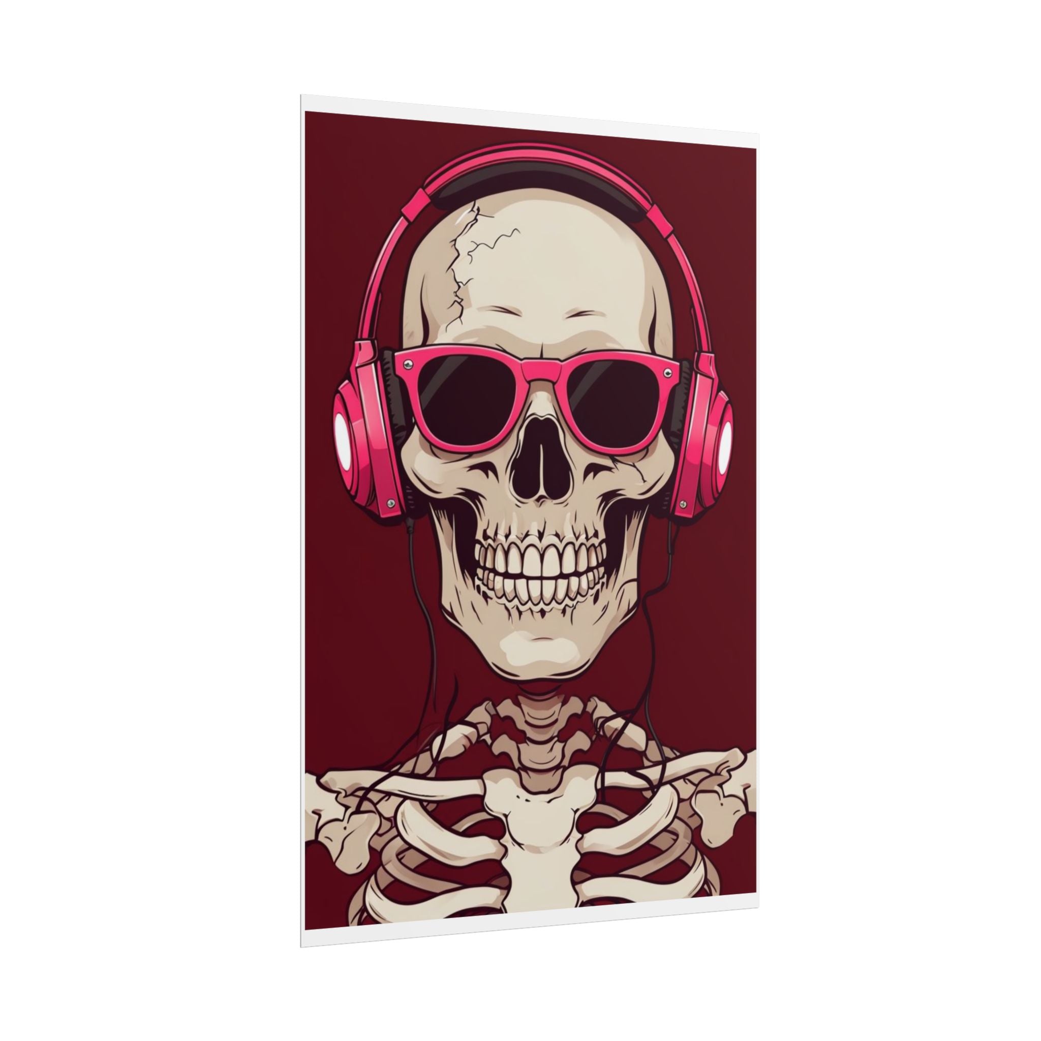 Skeleton music Poster