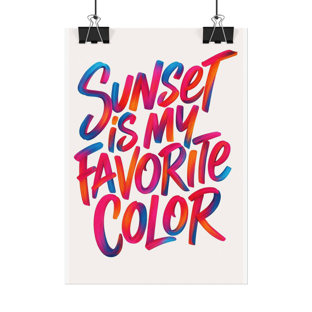 Sunset Poster