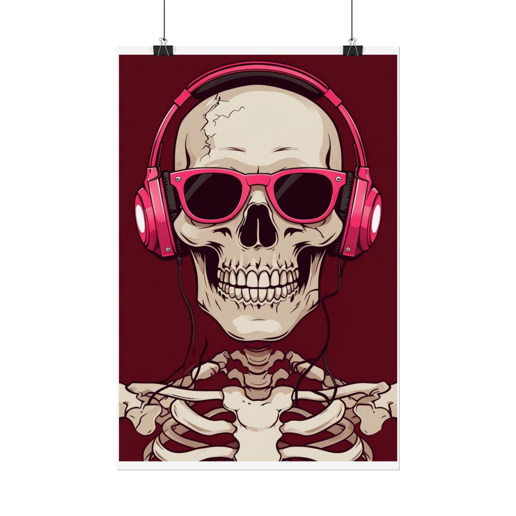 Skeleton music Poster